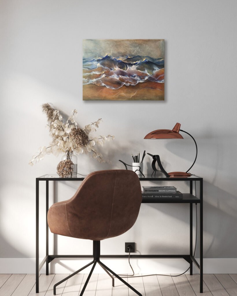 Pasirinkto paveikslo vizualizacija jūsų interjere