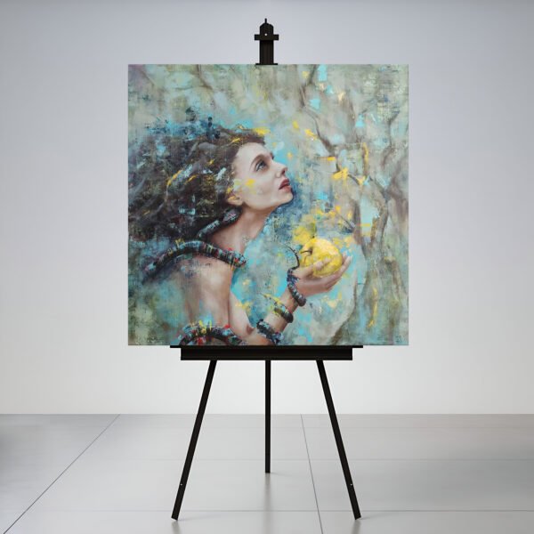 Didelio formato paveikslas Ieva ant drobės