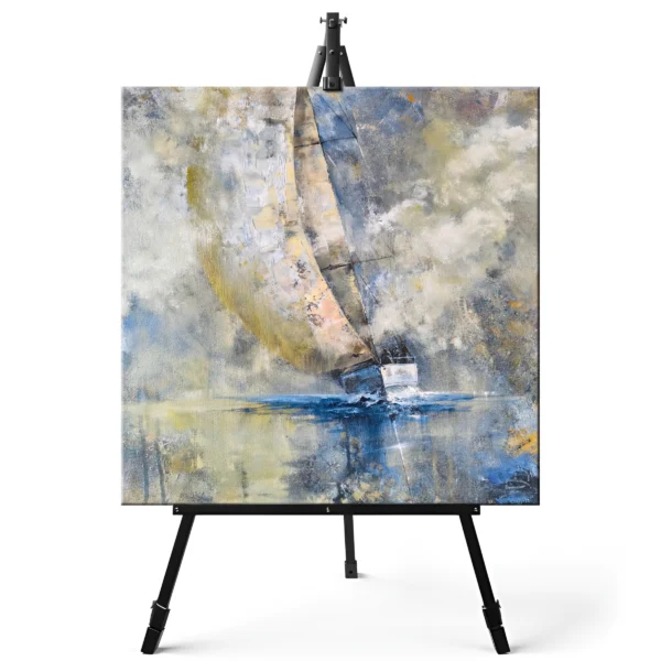 Šiuolaikinis paveikslas ant drobės Burlaivis